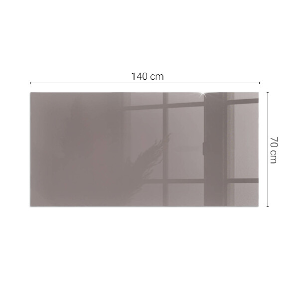 Rettangolare vetro sotto stufa Colore Beige
