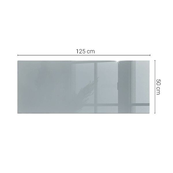 Rettangolare vetro sotto stufa Colore grigio