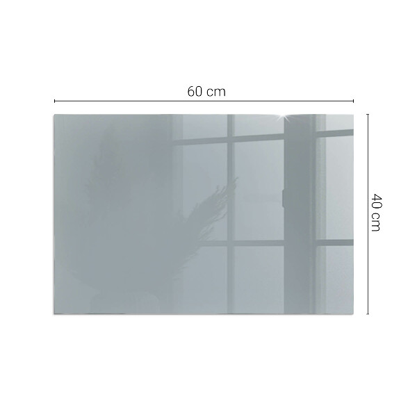 Rettangolare vetro sotto stufa Colore grigio