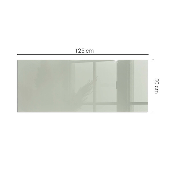 Rettangolare vetro sotto stufa Colore Grigio-verde