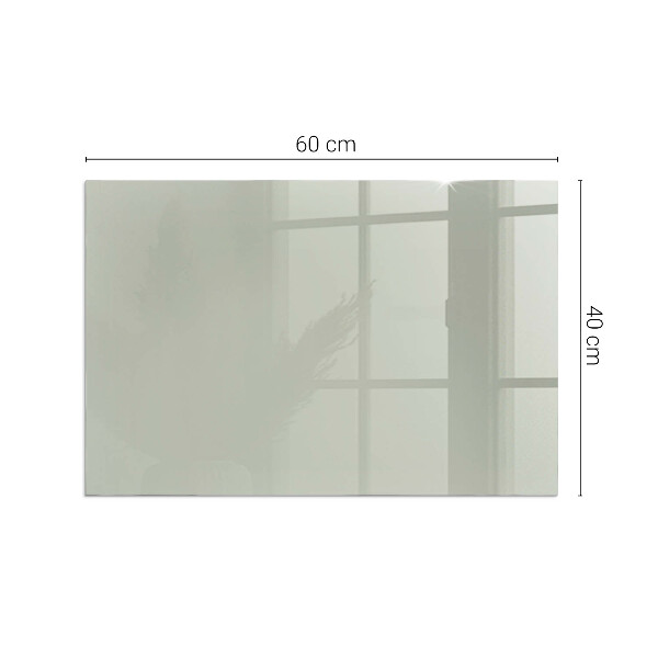Rettangolare vetro sotto stufa Colore Grigio-verde