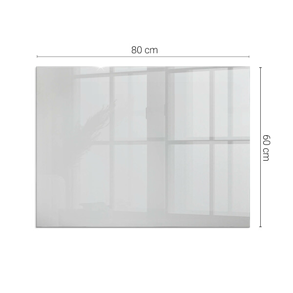 Rettangolare vetro sotto stufa Colore grigio