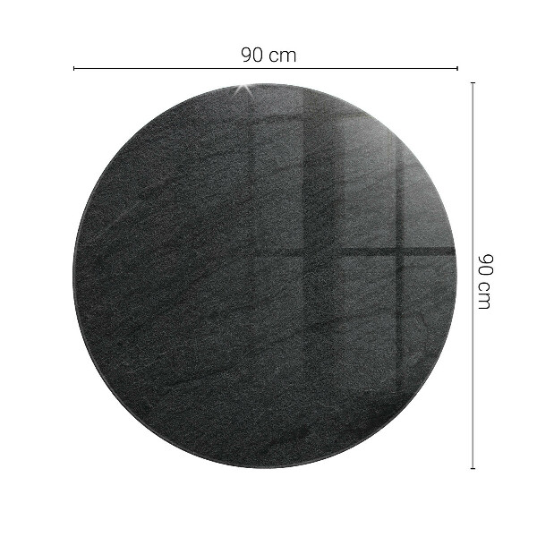 Top tavolo rotondo Motivo a trama di pietra