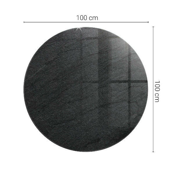 Top tavolo rotondo Motivo a trama di pietra