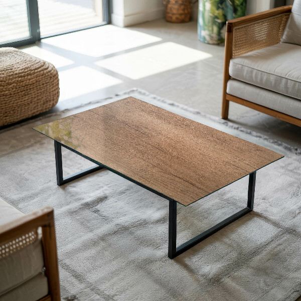 Piano del tavolo rettangolare Il fascino del legno naturale