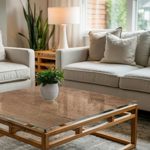 Piano del tavolo rettangolare Il fascino del legno naturale