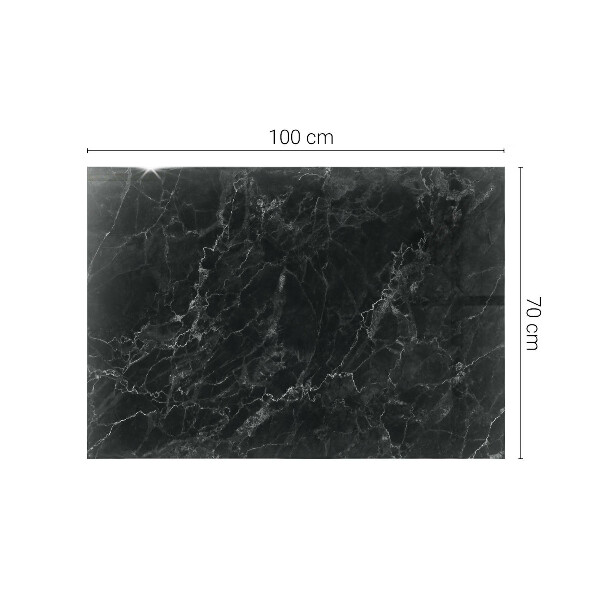 Piano del tavolo rettangolare Marmo con venature delicate