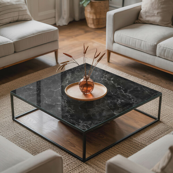 Piano del tavolo rettangolare Marmo con venature delicate