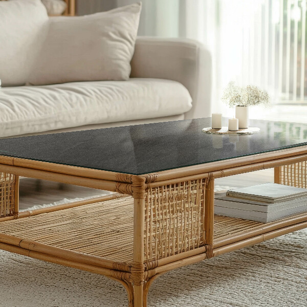 Piano del tavolo rettangolare Motivo a trama di pietra