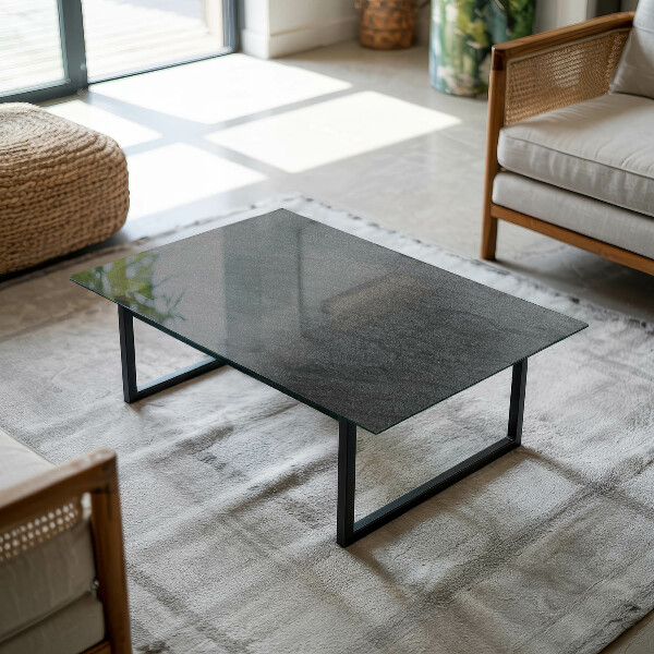 Piano del tavolo rettangolare Motivo a trama di pietra