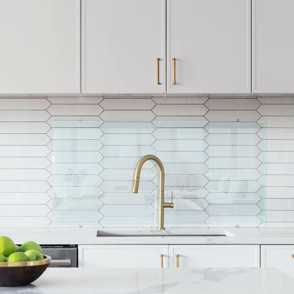 Pannello rivestimento parete cucina trasparente 120x60 cm