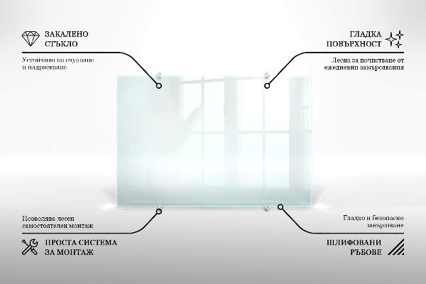Pannello cucina paraschizzi trasparente 140x70 cm