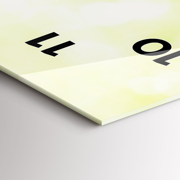 Orologio verticale Erba verde