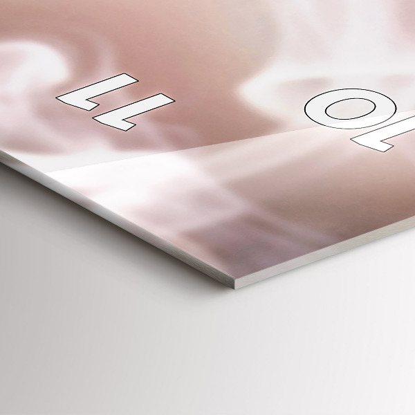 Orologio verticale Una tazza di caffè