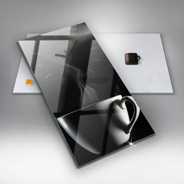 Orologio verticale Una tazza di caffè