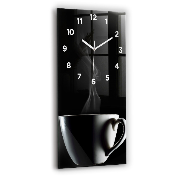 Orologio verticale Una tazza di caffè