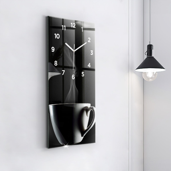 Orologio verticale Una tazza di caffè