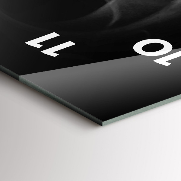 Orologio verticale Una tazza di caffè