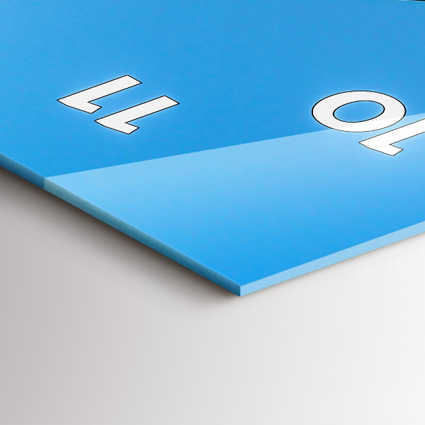 Orologio verticale Vista sulle montagne