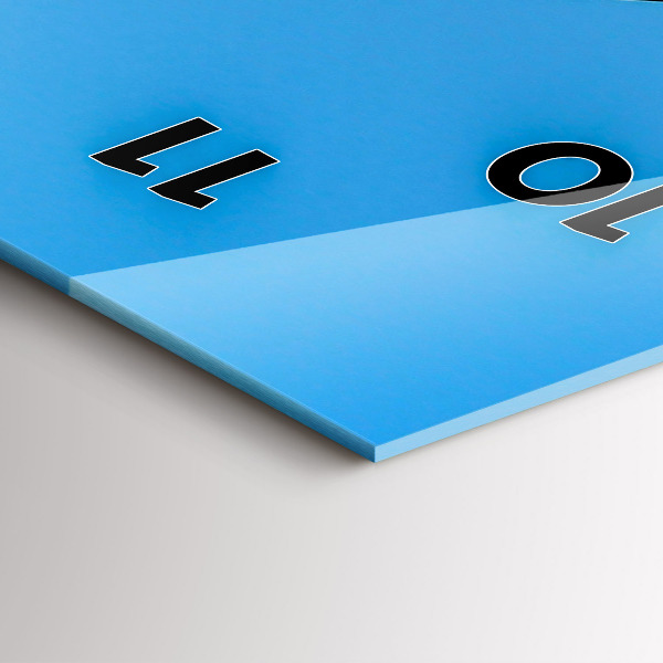 Orologio verticale Vista sulle montagne