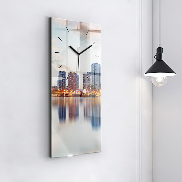 Orologio verticale Panorama con la Torre Eiffel