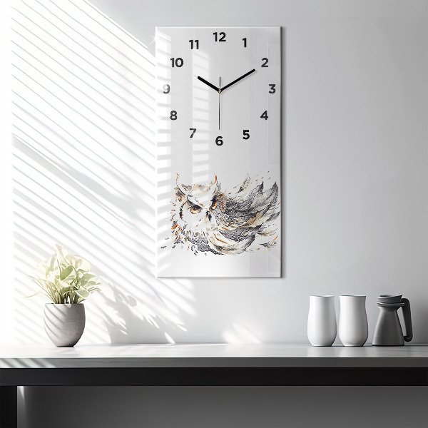 Orologio verticale Gufo simbolo di saggezza