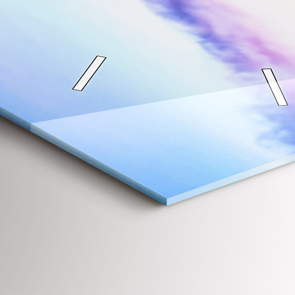 Orologio verticale Il ponte del porto di sera