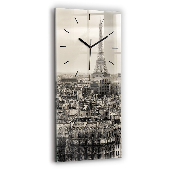 Orologio verticale Panorama paesaggistico di Parigi