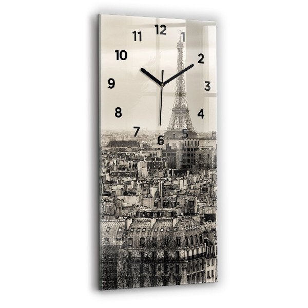 Orologio verticale Panorama paesaggistico di Parigi