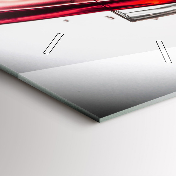 Orologio verticale Bicchiere di vino