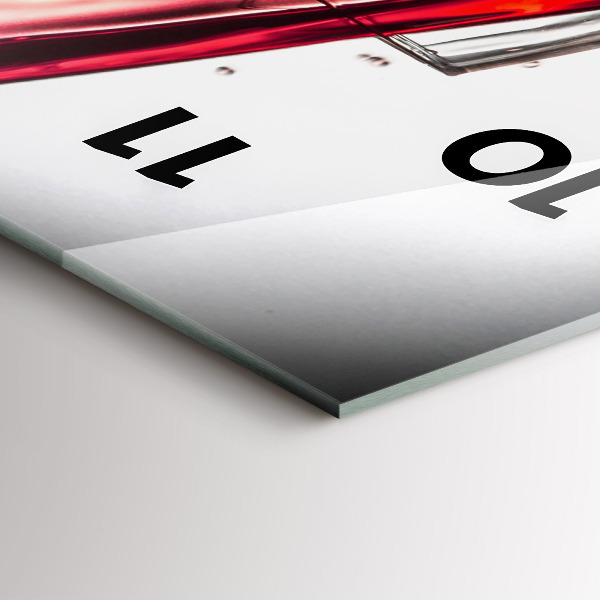 Orologio verticale Bicchiere di vino