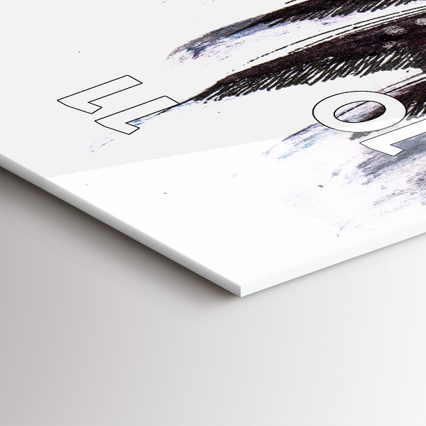 Orologio verticale Uccelli dipinti