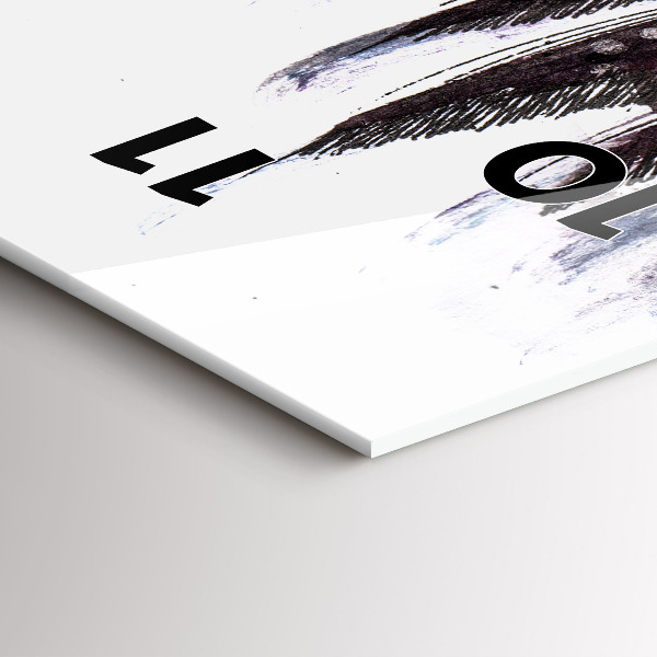 Orologio verticale Uccelli dipinti