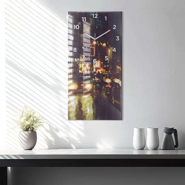 Orologio verticale Città dipinta