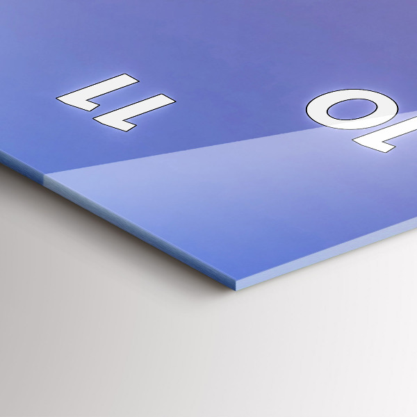 Orologio verticale Vista di Barcellona