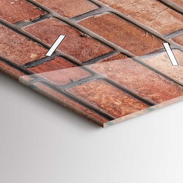 Orologio verticale Muro di mattoni