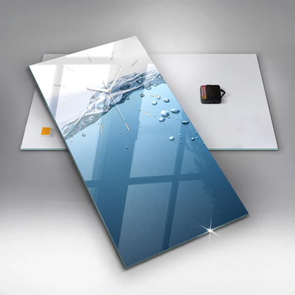 Orologio verticale in vetro Vista subacquea