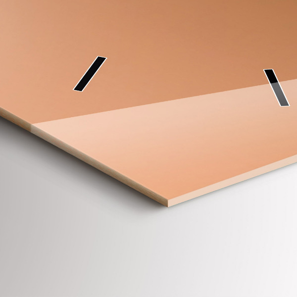 Orologio verticale in vetro Colori astratti