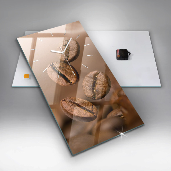 Orologio verticale in vetro Colori astratti