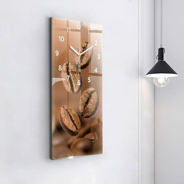 Orologio verticale in vetro Colori astratti