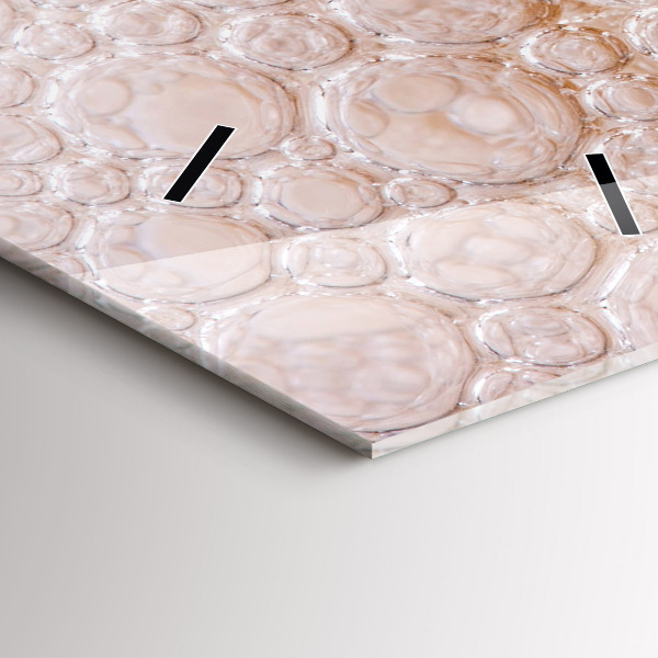 Orologio verticale in vetro Birra con schiuma