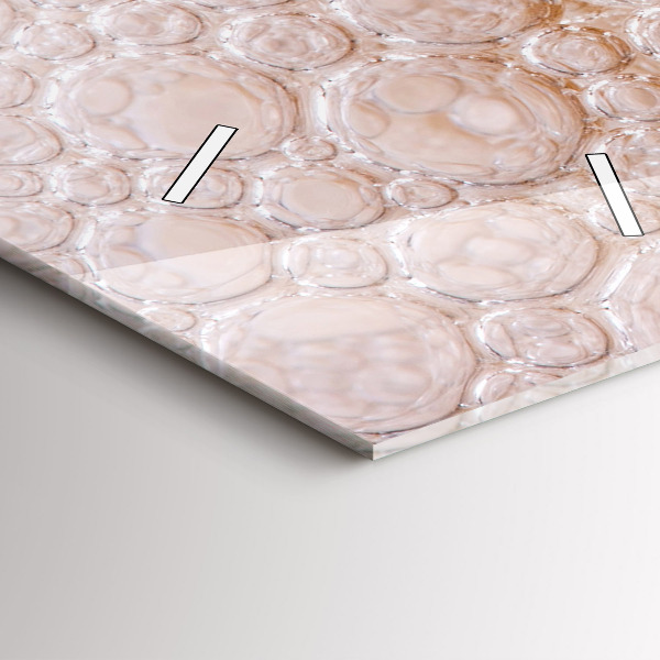 Orologio verticale in vetro Birra con schiuma