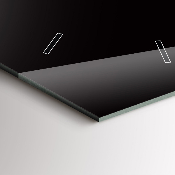 Orologio verticale in vetro Succo d'arancia