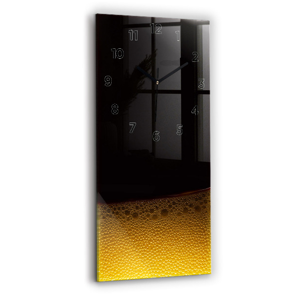 Orologio verticale in vetro Succo d'arancia