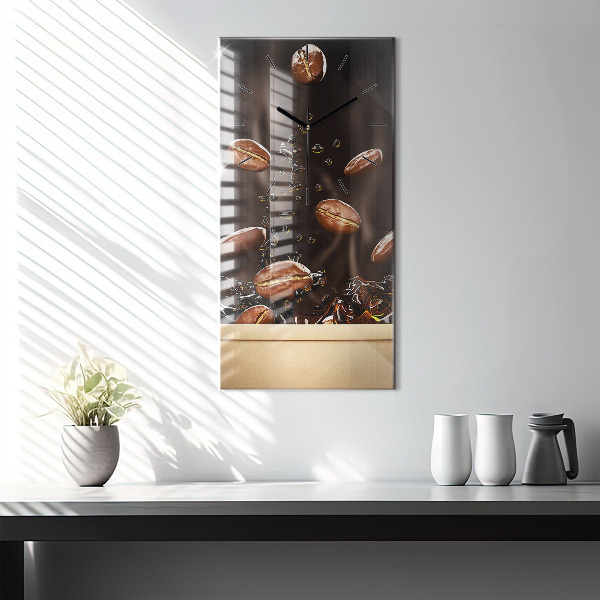 Orologio verticale in vetro Caffè caldo