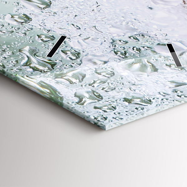 Orologio verticale in vetro Un boccale di birra