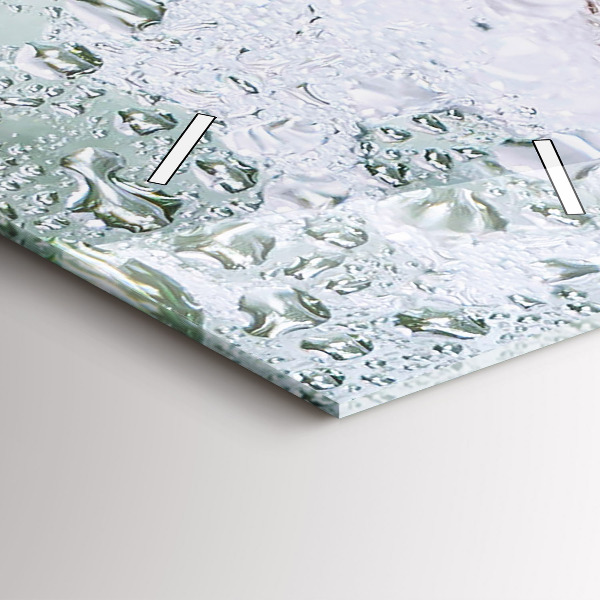 Orologio verticale in vetro Un boccale di birra