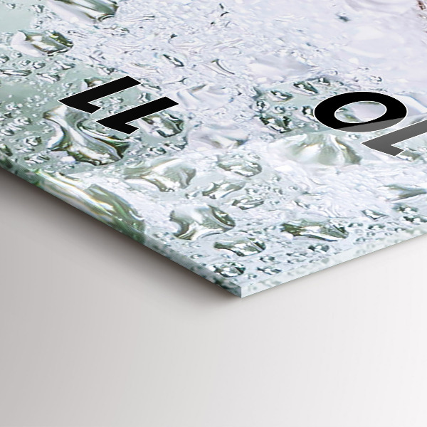 Orologio verticale in vetro Un boccale di birra