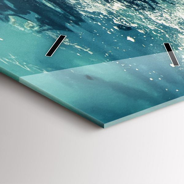 Orologio verticale Elefante che nuota nell'oceano