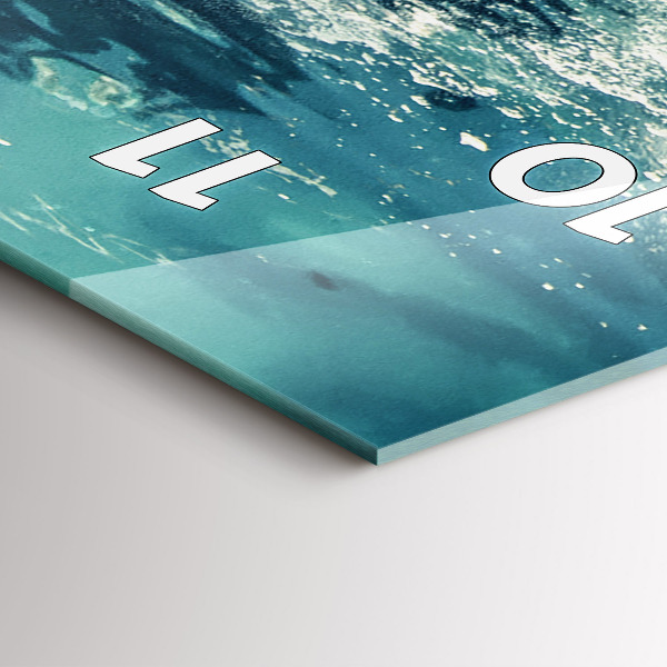 Orologio verticale Elefante che nuota nell'oceano